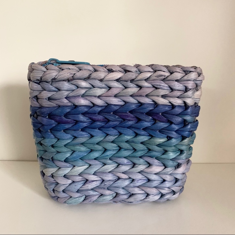 NWOT blue ombré zippy pouch
